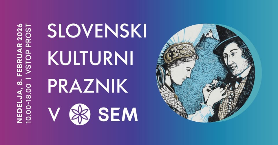 Slovenski kulturni praznik v SEM: dan odprtih vrat