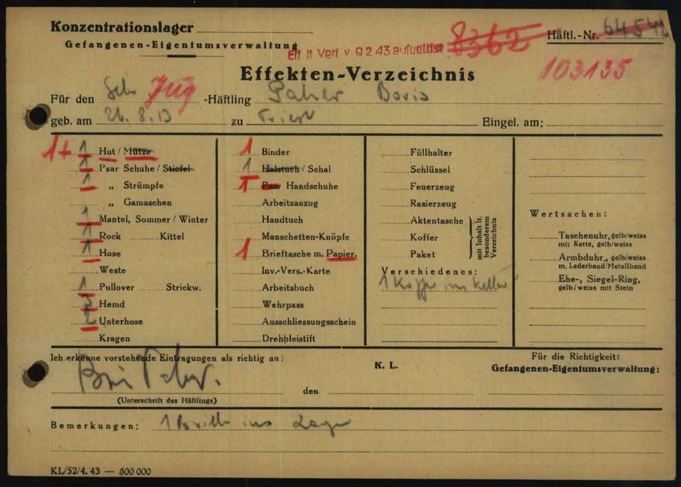 Boris Pahor kot taboriščnik nacističnih koncentracijskih taborišč