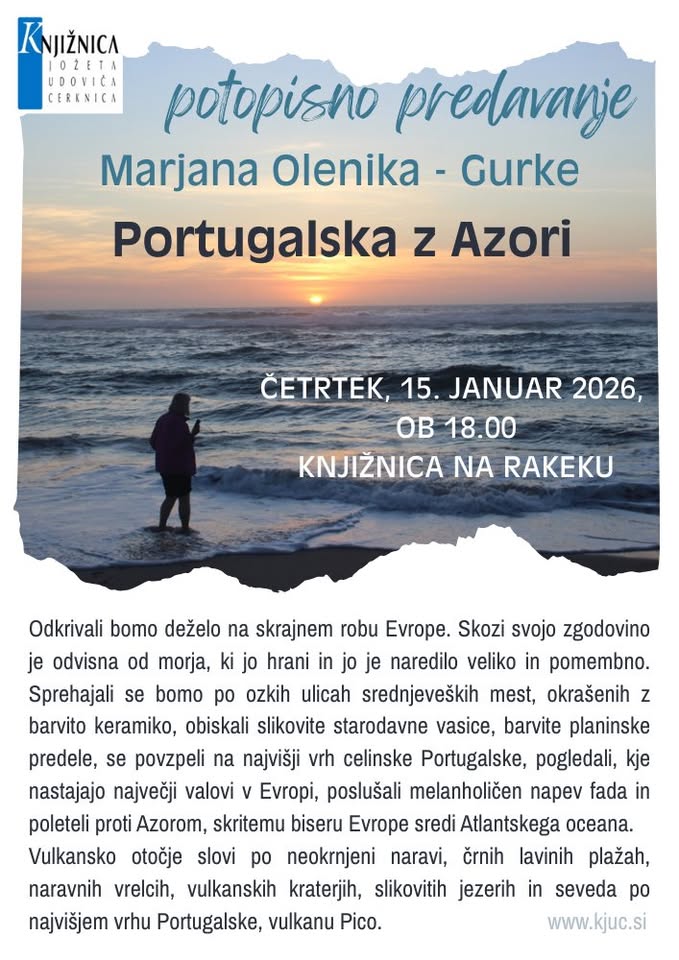 Marjan Olenik: Portugalska z Azori - potopisno predavanje