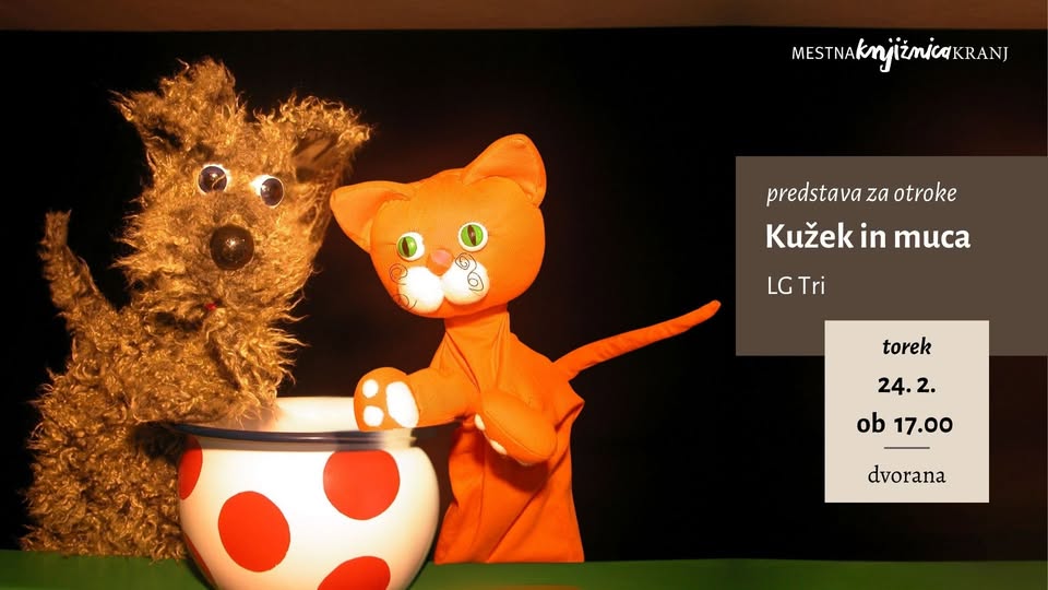 predstava za otroke / Kužek in muca (LG Tri)