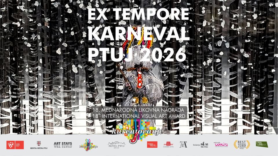 Podelitev nagrad in otvoritev razstave finalistov Ex-tempore Ptuj Karneval 2026