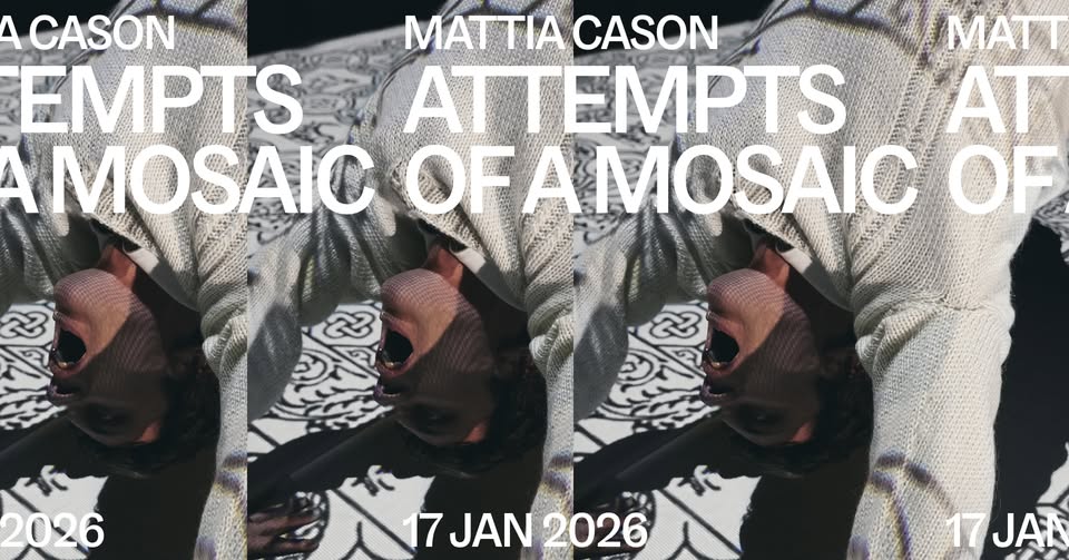 Mattia Cason: POSKUSI MOZAIKA #ponovitev
