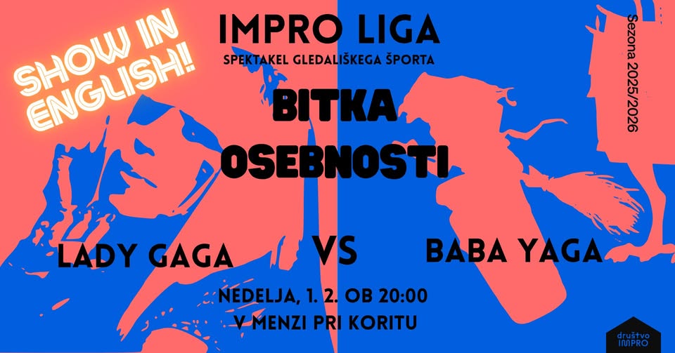 Impro liga: Bitka osebnosti - Lady Gaga vs Baba Yaga