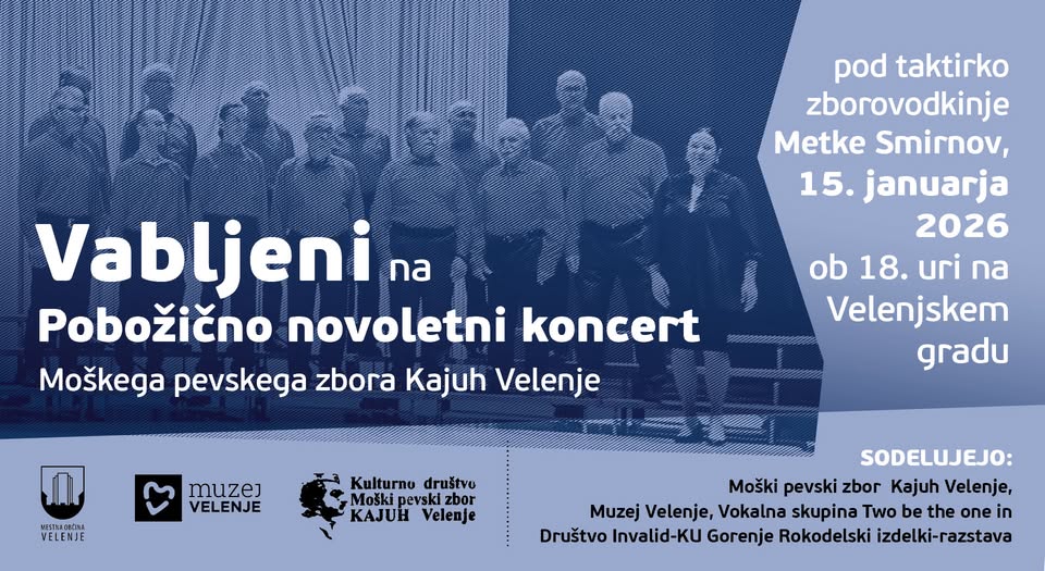 Pobožično novoletni koncert Moškega pevskega zbora Kajuh