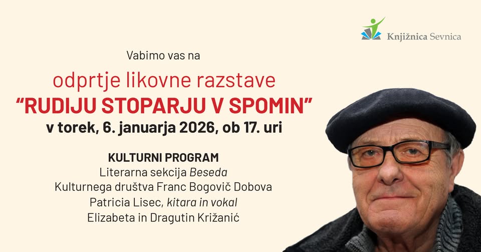 Odprtje likovne razstave - RUDIJU STOPARJU V SPOMIN