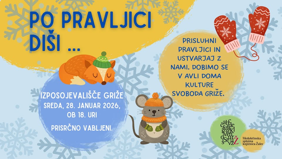 Po pravljici diši v Izposojevališču Griže