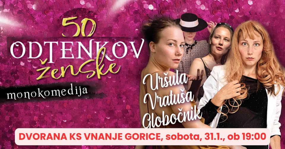 Monokomedija 50 ODTENKOV ŽENSKE