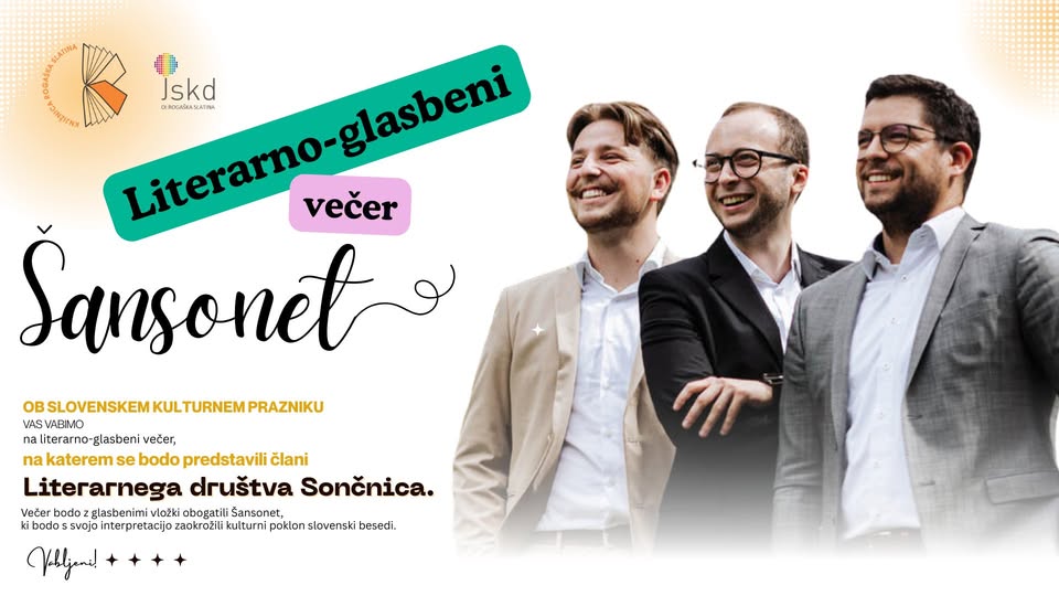 Literarno-glasbeni večer s Šansonet