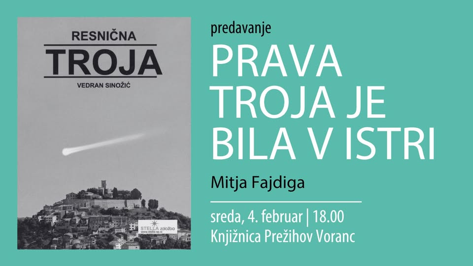 Mitja Fajdiga: Prava Troja je bila v Istri / predavanje