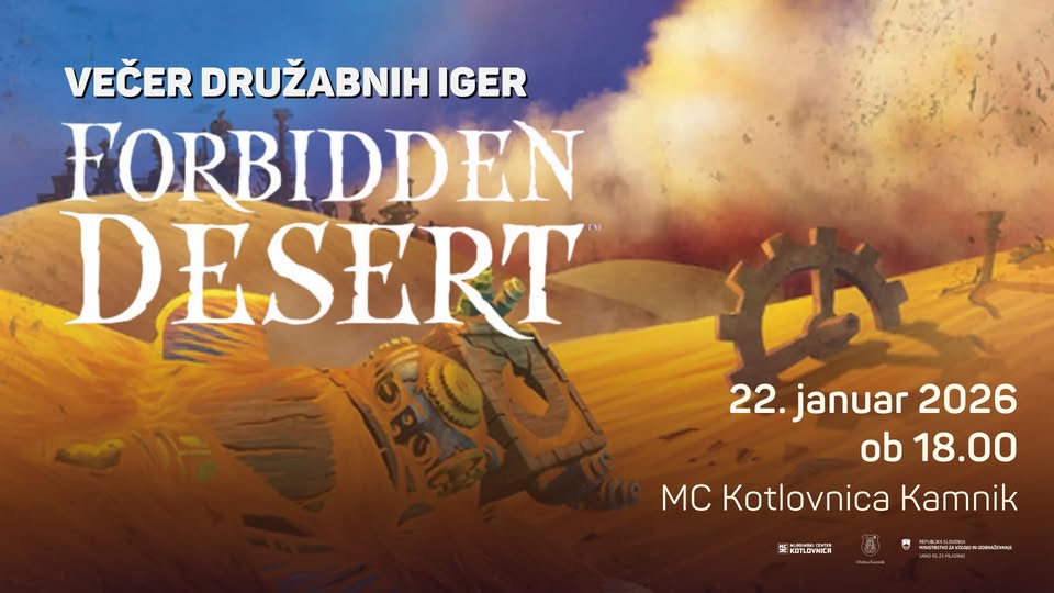 Večer družabnih iger: Forbidden desert