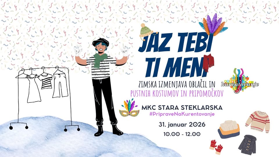 Jaz tebi – ti meni: zima in pust 2026