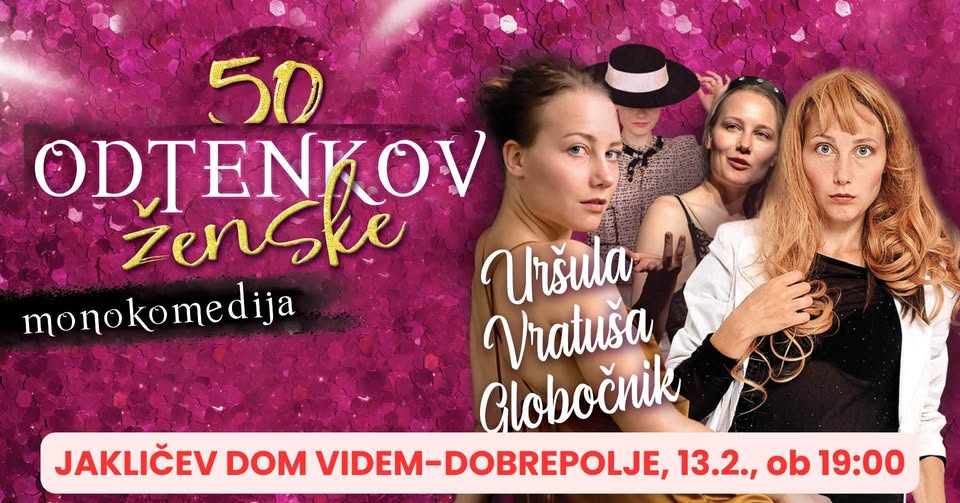 Monokomedija 50 ODTENKOV ŽENSKE