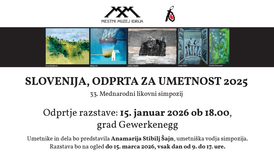 Slovenija, odprta za umetnost 2025