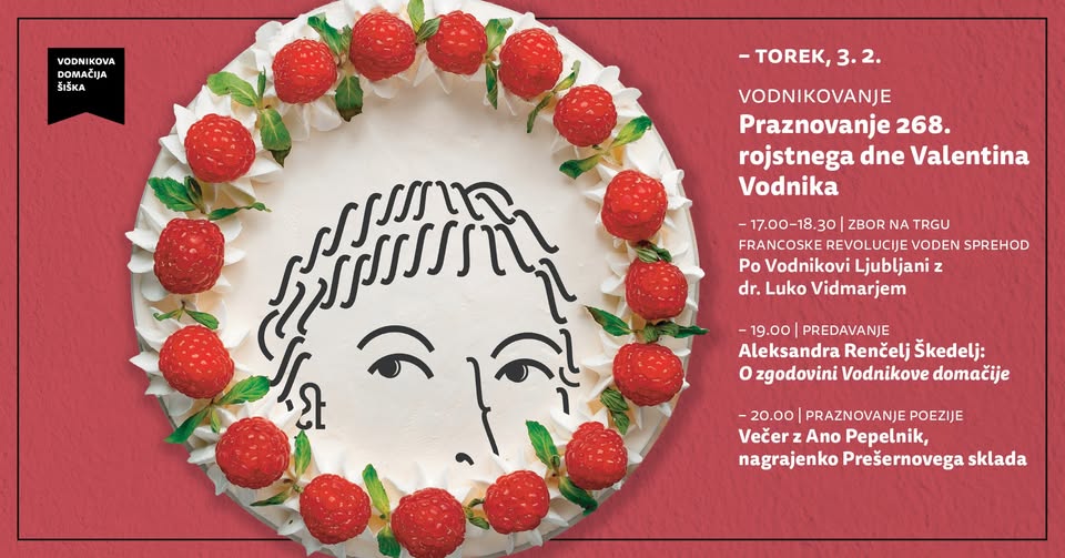 Vodnikovanje | Praznovanje 268. rojstnega dne Valentina Vodnika