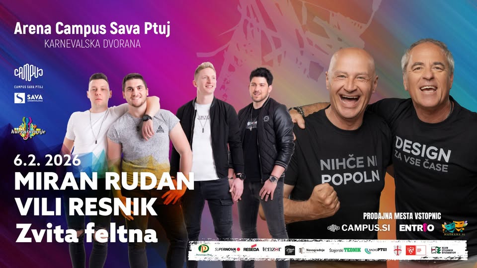MIRAN RUDAN & VILI RESNIK || ZVITA FELTNA || Arena Campus Sava Ptuj
