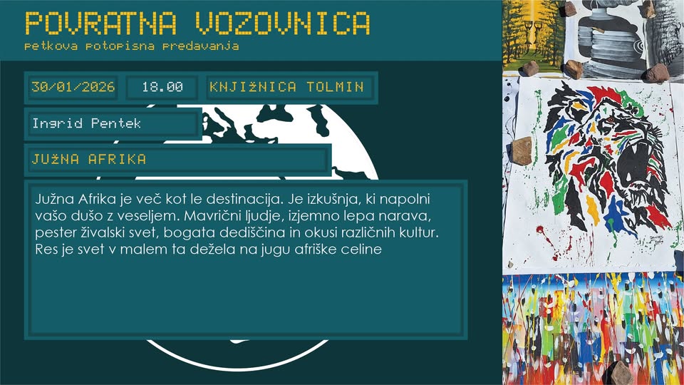 Ingrid Pentek: Južna Afrika (potopisno predavanje)