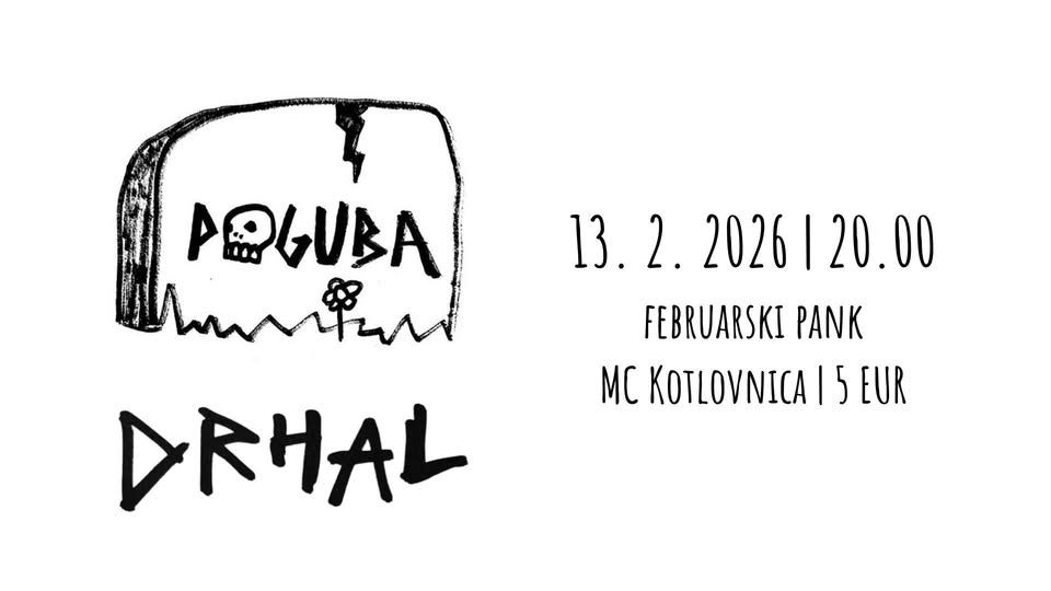 Februarski pank: Drhal + Poguba