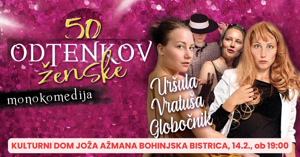 Monokomedija 50 ODTENKOV ŽENSKE