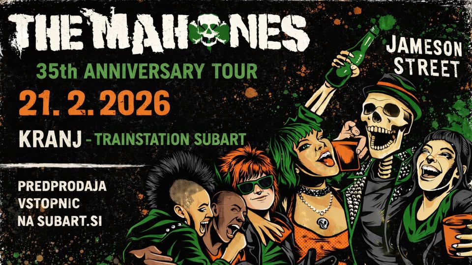 THE MAHONES (Irish Punk Pioneers - 35th Anniversary Tour)