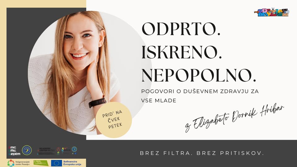 ODPRTO. ISKRENO. NEPOPOLNO. Pogovori za vse mlade