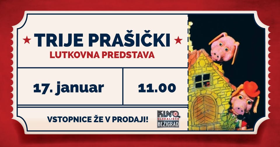 Lutkovna predstava: TRIJE PRAŠIČKI
