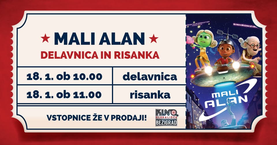 MALI ALAN: Delavnica in risanka
