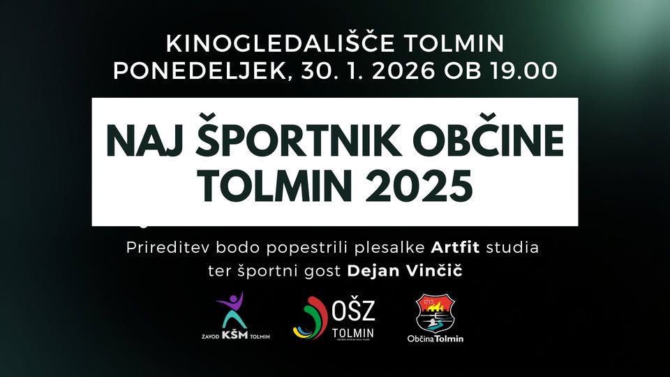 NAJ ŠPORTNIK OBČINE TOLMIN 2025