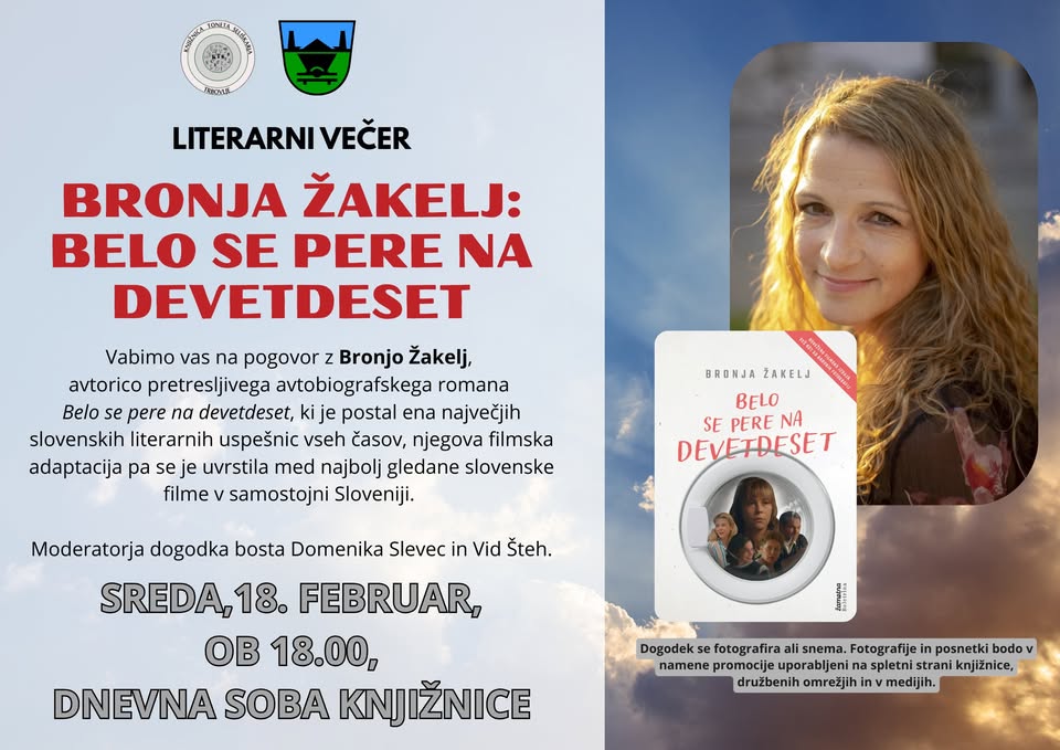 Bronja Žakelj: Belo se pere na devetdeset