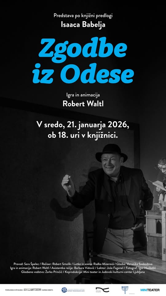 Predstava po knjižni predlogi Isaaca Babelja: Zgodbe iz Odese (igra in animacija: Robert Waltl)