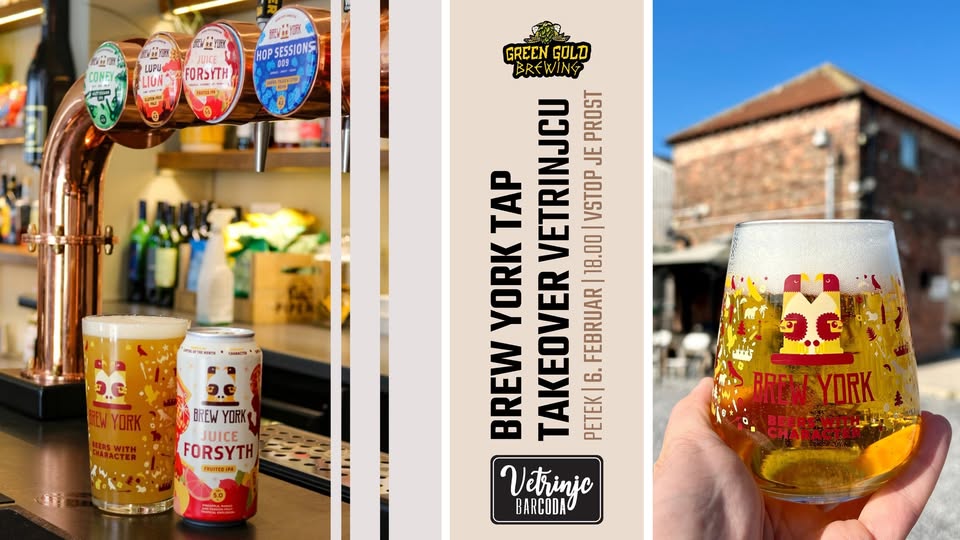 Brew York Tap takeover v Vetrinjcu