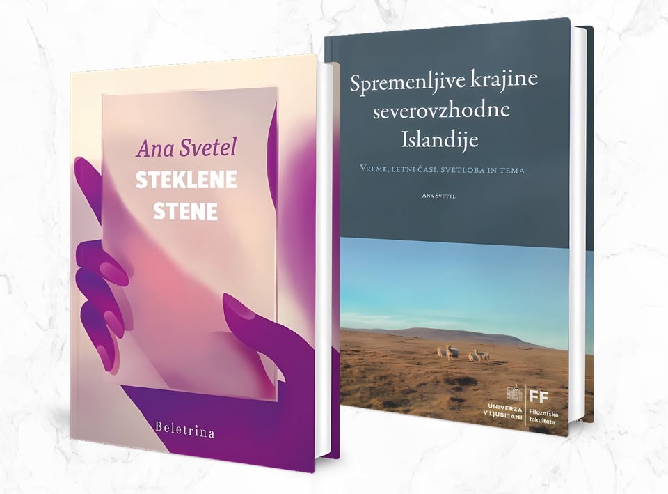 STEKLENE STENE, SPREMENLJIVE KRAJINE SEVEROVZHODNE ISLANDIJE: Predstavitev knjig doc. dr. Ane Svetel