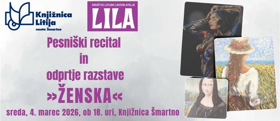 "ŽENSKA", razstava in pesniški recital