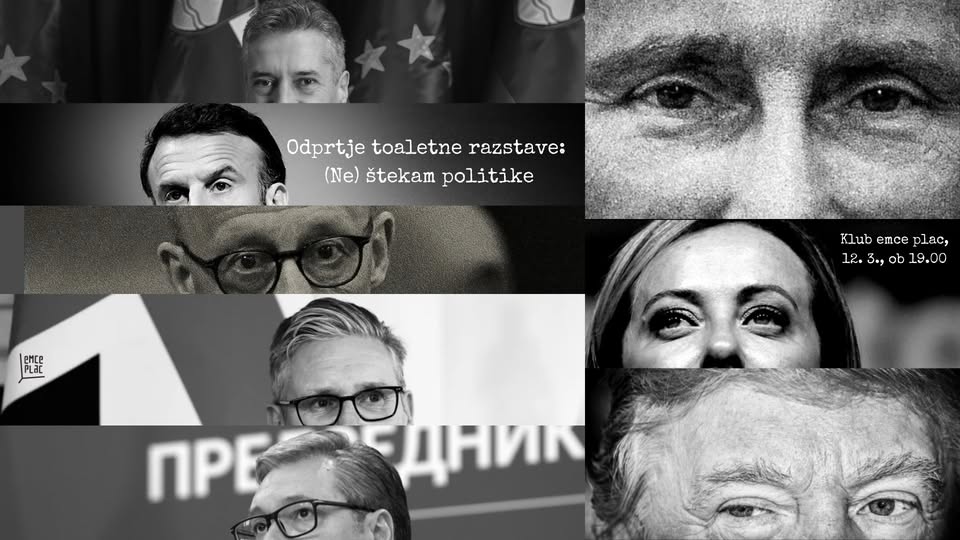 Odprtje toaletne razstave: (Ne) štekam politike