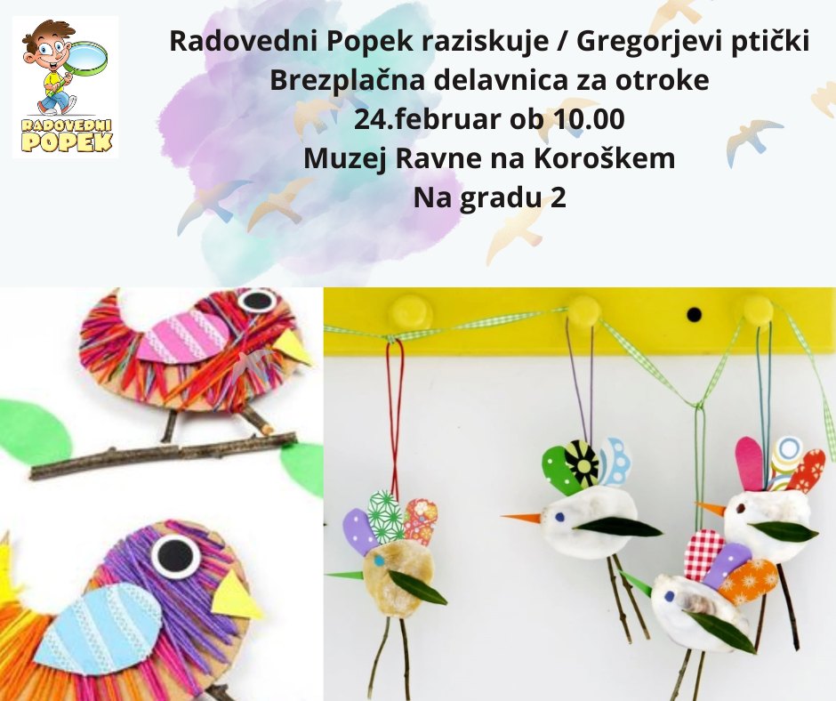 RADOVEDNI POPEK RAZISKUJE / Gregorjevi ptički