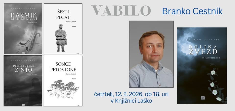 Literarni večer z Brankom Cestnikom