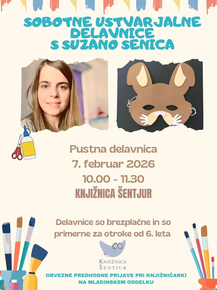 Sobotna ustvarjalna delavnica s Suzano Senica