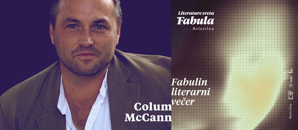 Fabulin literarni večer: Colum McCann