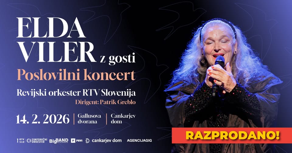 Elda Viler – Poslovilni koncert [RAZPRODANO]