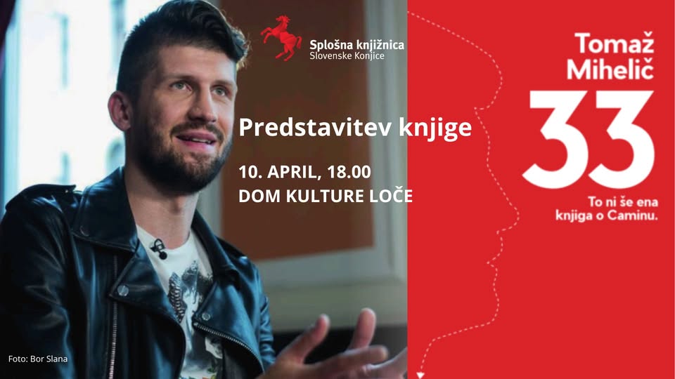 Loče! Predstavitev knjige 33 - to ni še ena knjiga o Caminu: Tomaž Mihelič