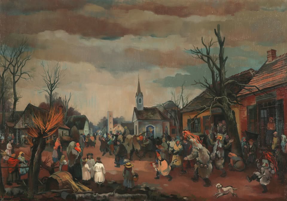 Pustne maske, kurenti in krofi: vodeni ogled z delavnico za otroke in družine