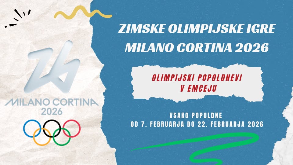 Zimske olimpijske igre 2026: Olimpijski popoldnevi v eMCeju