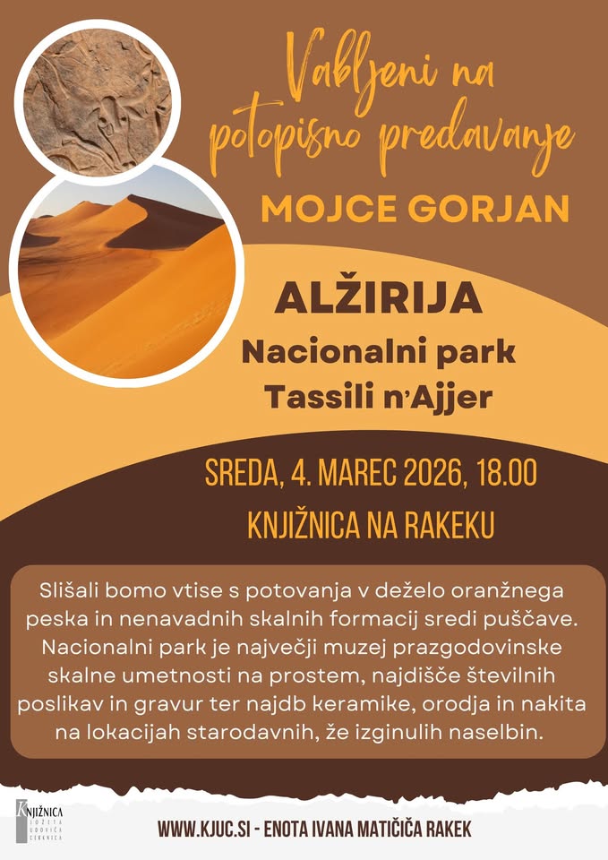 Potopisno predavanje Mojce Gorjan – Alžirija
