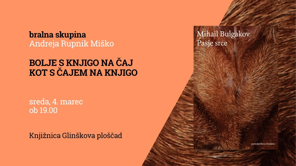 Bolje s knjigo na čaj kot s čajem na knjigo – Andreja Rupnik Miško