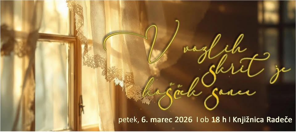 Otvoritev razstave skupine klekljaric Nitke V VOZLIH SKRIT JE KOŠČEK SONCA v Knjižnici Radeče