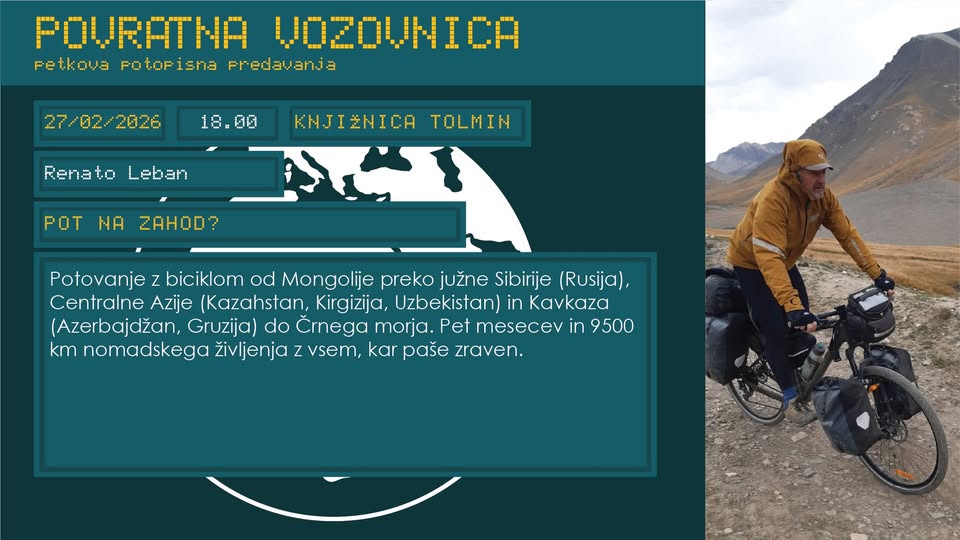 Renato Leban: Pot na zahod? (potopisno predavanje)