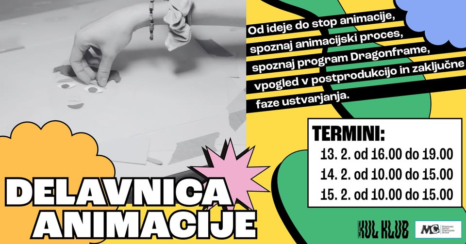 Ful Kul Klub: Delavnica animacije - BREZPLAČNO