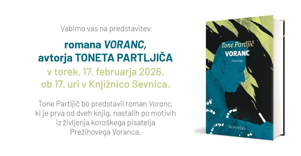 Predstavitev romana Voranc (Tone Partljič)
