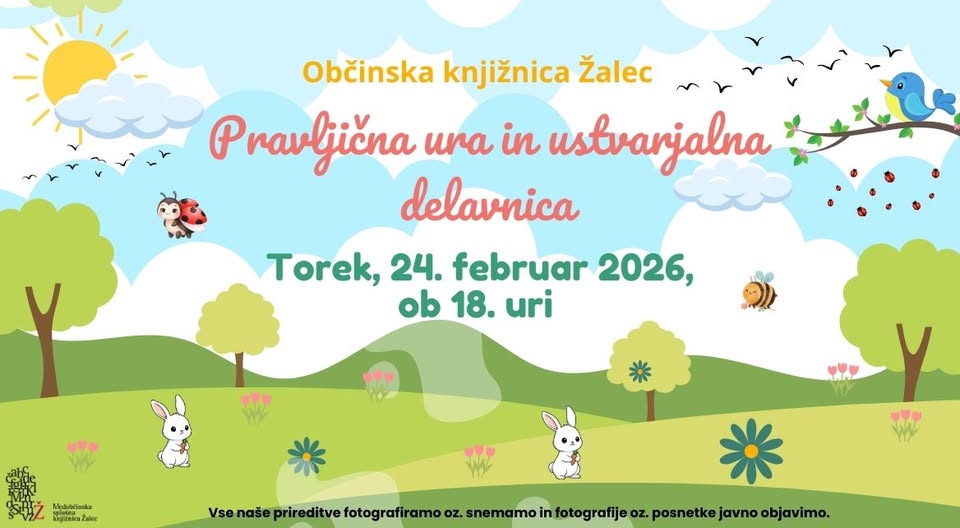 Pravljična ura s Tanjo v Občinski knjižnici Žalec