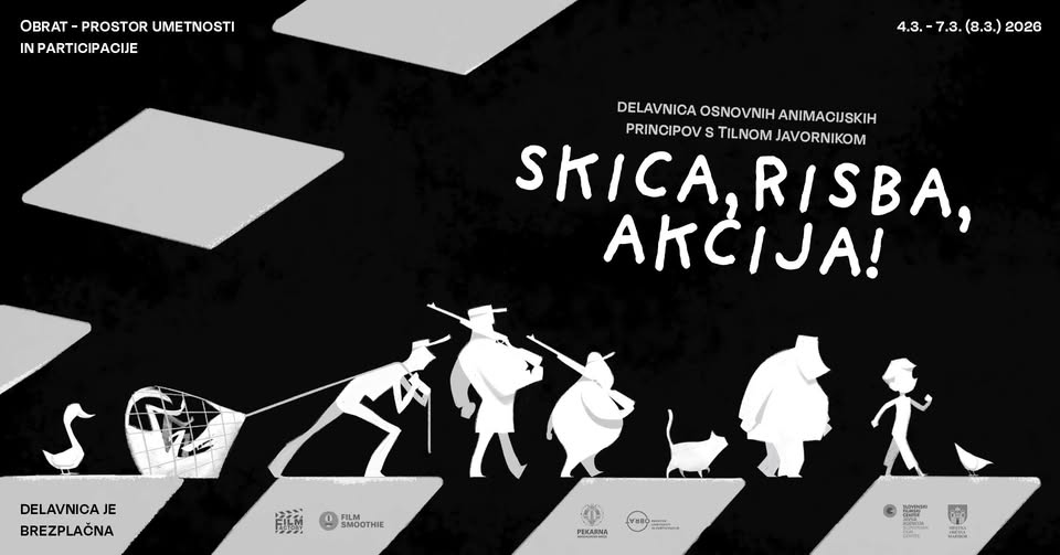 SKICA, RISBA, AKCIJA! – delavnica osnovnih animacijskih principov s Tilnom Javornikom