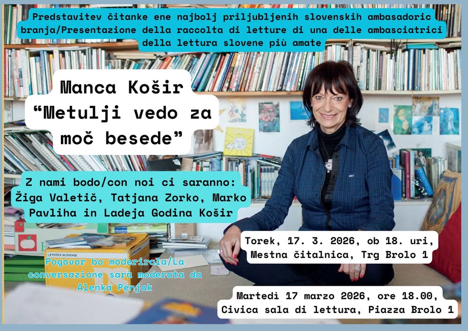 "Metulji vedo za moč besede" - nova knjiga Mance Košir
